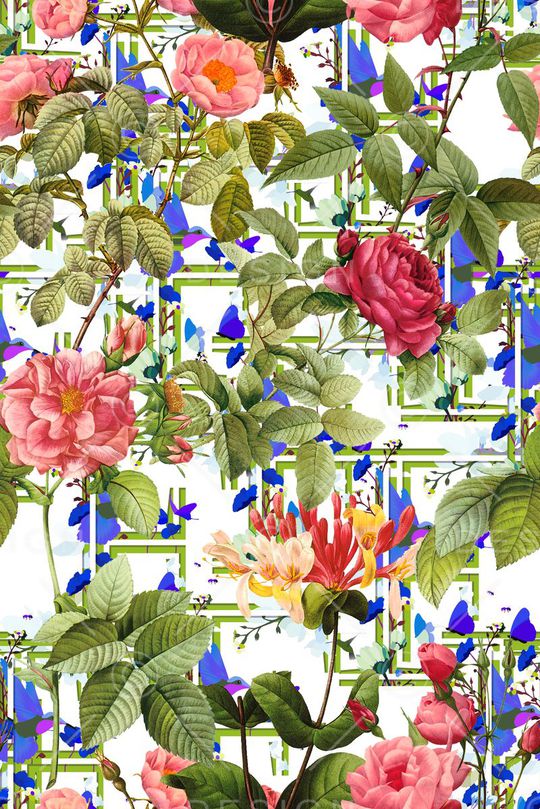 手绘印花华亿平台图片