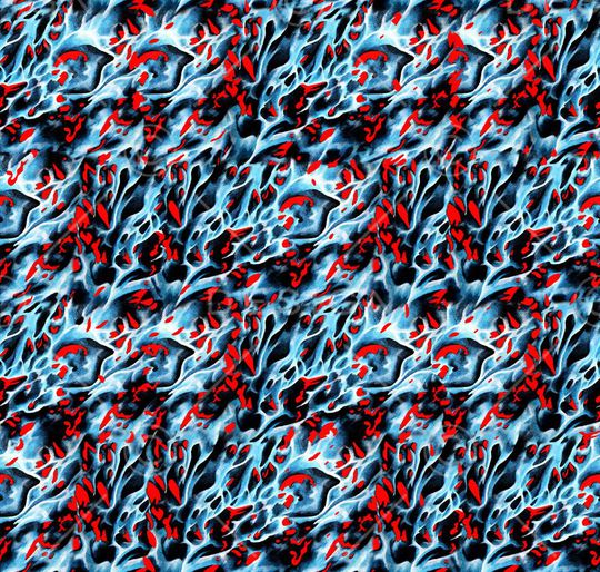 水彩拔墨印花华亿平台图片