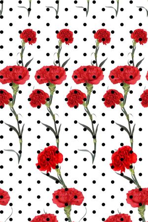 康乃馨印花华亿平台图片