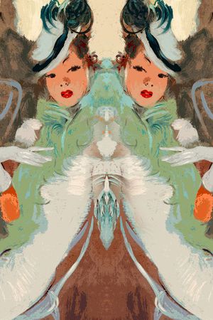 羽绒服印花华亿平台图片