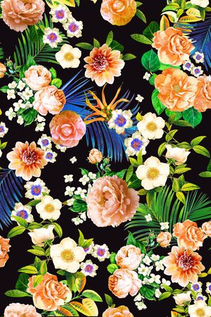 乱花印花华亿平台图片