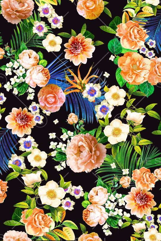 乱花印花华亿平台图片