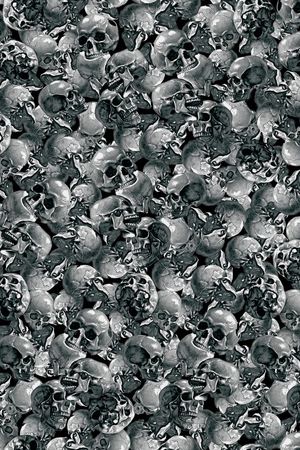 骷髅头印花华亿平台图片