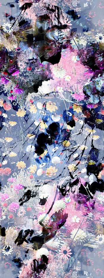 603937-水墨花卉组合