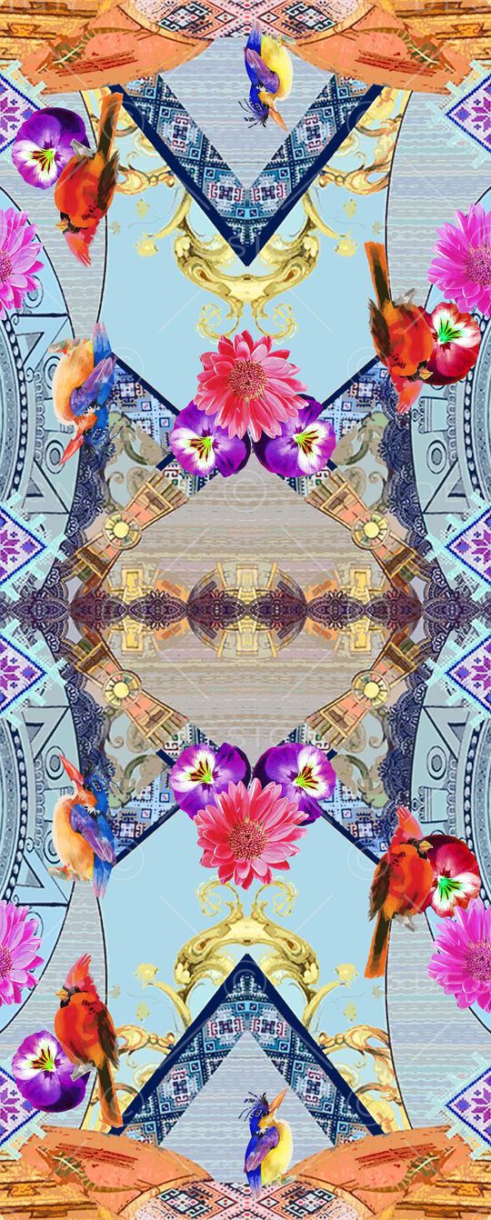 民族风印花华亿平台图片