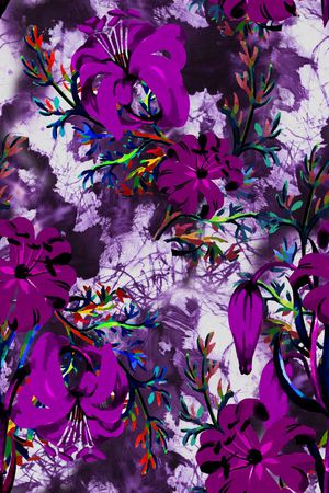 手绘印花华亿平台图片