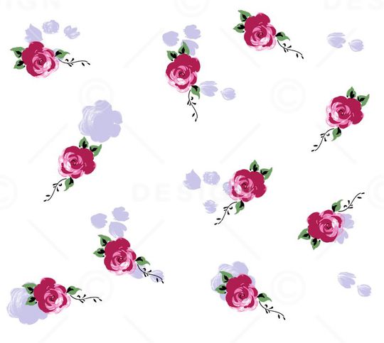 小碎花印花华亿平台图片