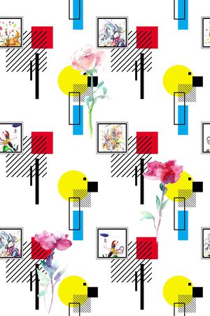 郁金香印花华亿平台图片