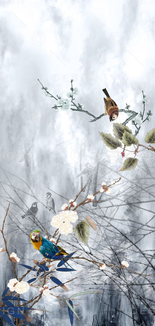 中国风印花华亿平台图片