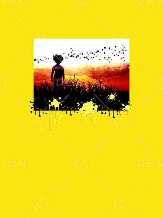 女孩印花华亿平台图片