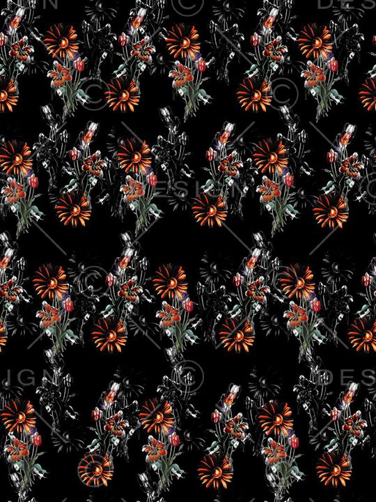 花朵印花华亿平台图片