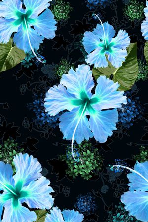 MAX-热带风情印花华亿平台图片