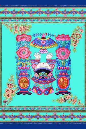 民族风印花华亿平台图片