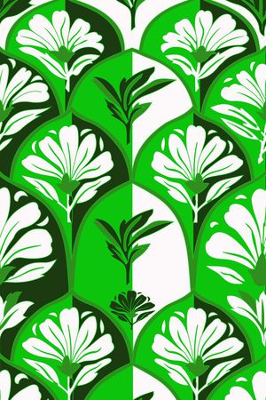 传统女装定位花卉印花华亿平台图片