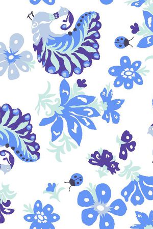 传统女装花卉印花华亿平台图片