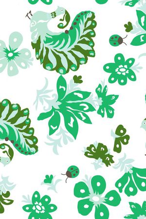 传统女装花卉印花华亿平台图片