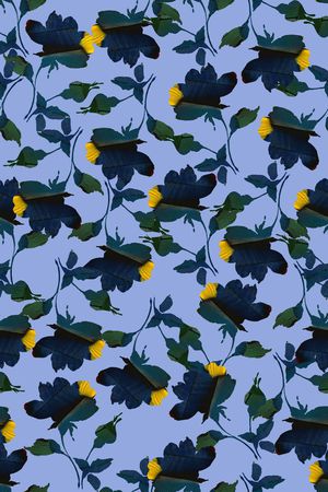 花朵印花华亿平台图片