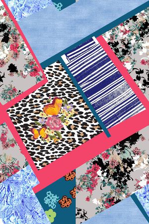 男装女装图案印花华亿平台图片