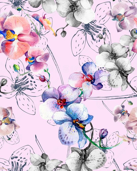 绣球花印花华亿平台图片