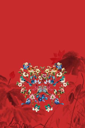 花鸟印花华亿平台图片