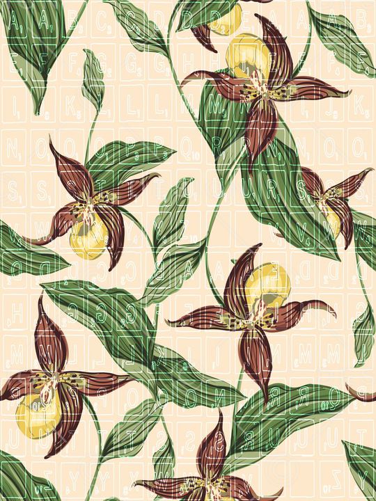 植物印花华亿平台图片