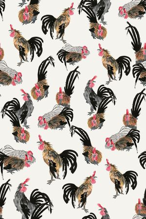 花鸟印花华亿平台图片