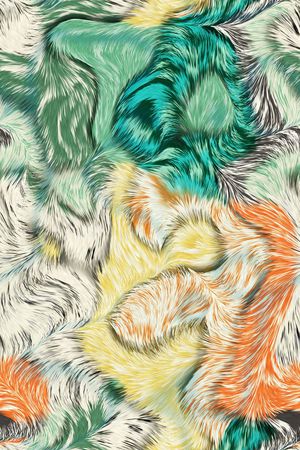 动物纹理印花华亿平台图片