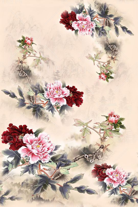 面料花印花华亿平台图片