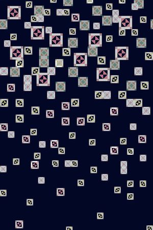 几何印花华亿平台图片