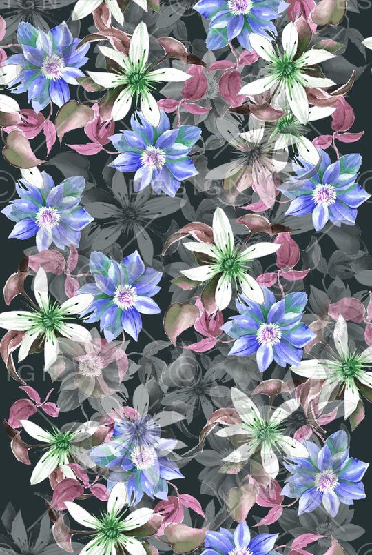 花朵印花华亿平台图片