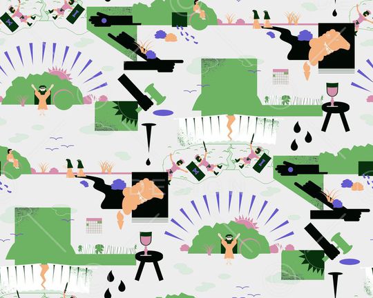 卡通印花华亿平台图片