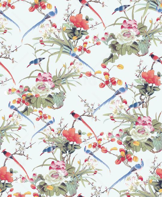 女装花卉印花华亿平台图片