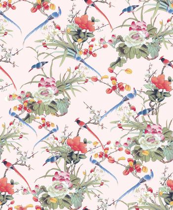 604456-中国风花鸟女装花卉1