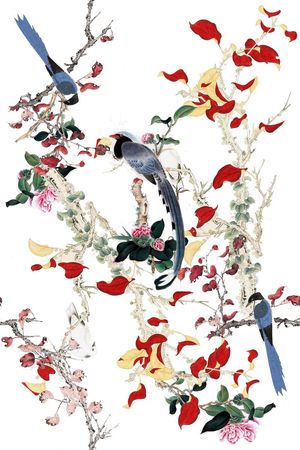 中国风印花华亿平台图片