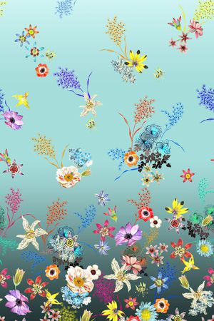 碎花印花华亿平台图片