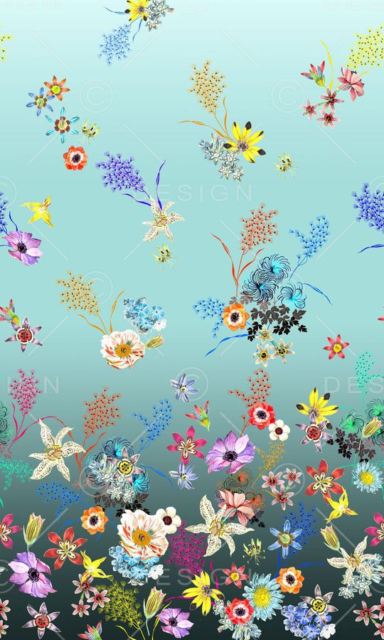 碎花印花华亿平台图片