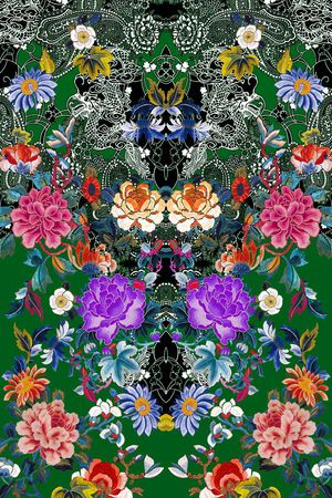 民族风印花华亿平台图片