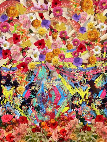 乱花印花华亿平台图片