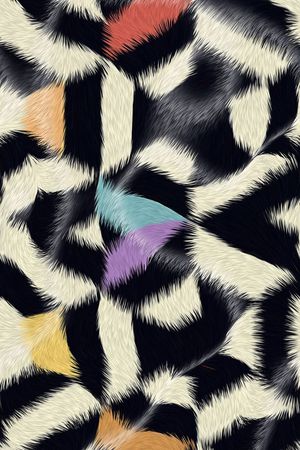 豹纹印花华亿平台图片