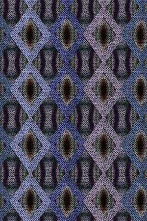 菱形几何印花华亿平台图片