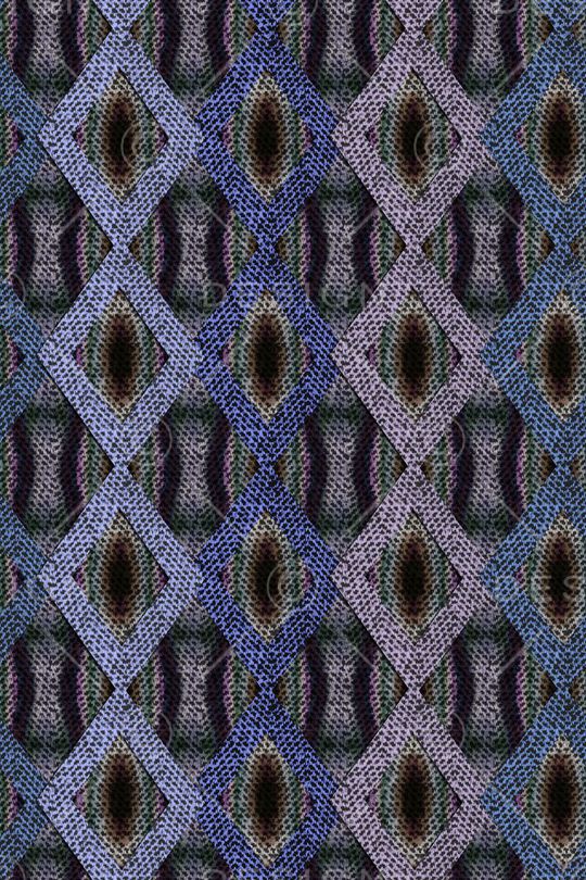 菱形几何印花华亿平台图片