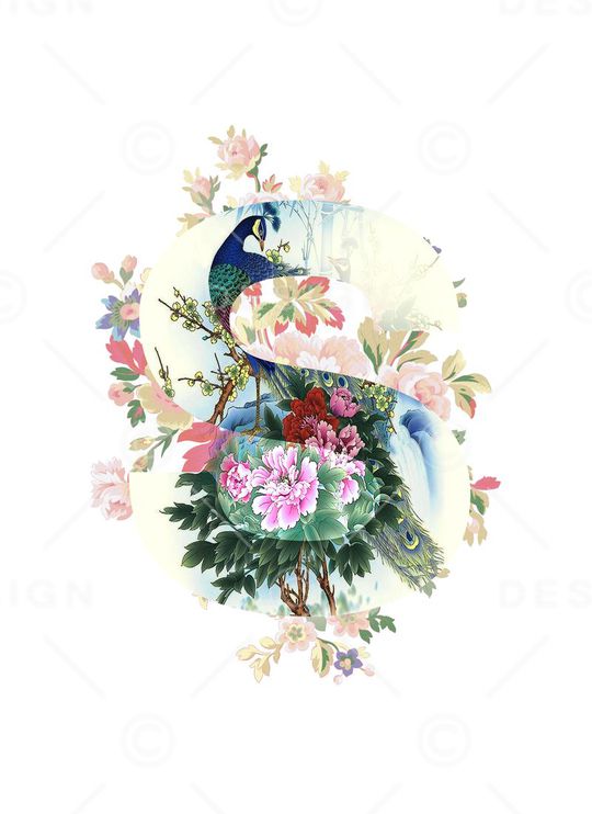 中国风印花华亿平台图片