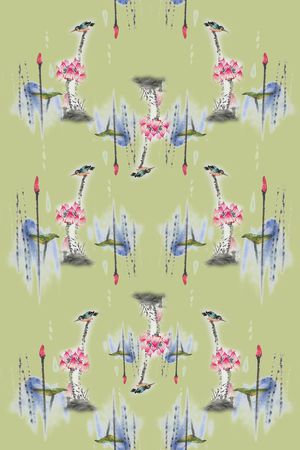 写意印花华亿平台图片