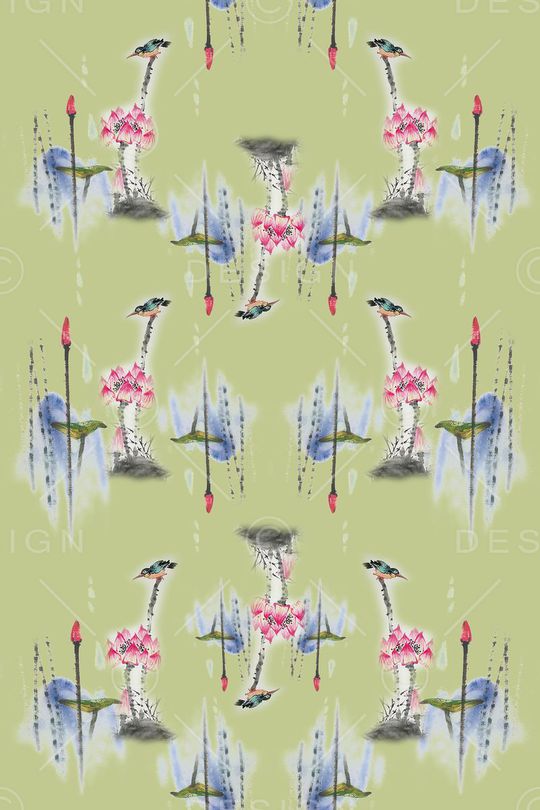 写意印花华亿平台图片