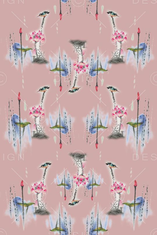 写意印花华亿平台图片