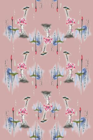 写意印花华亿平台图片