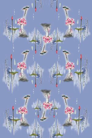 写意印花华亿平台图片