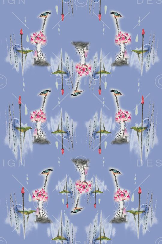 写意印花华亿平台图片