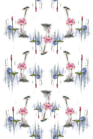 写意印花华亿平台图片