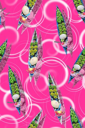 抽象印花华亿平台图片